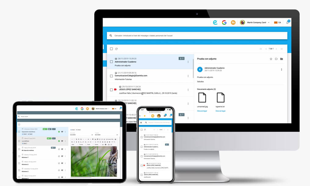 Herramienta Esemtia multidispositivo