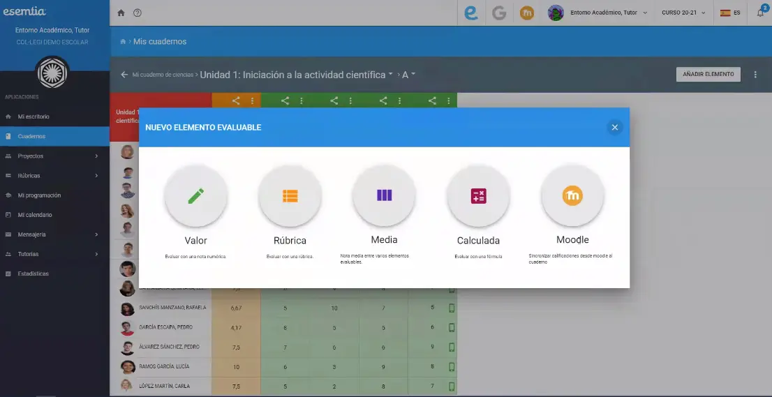 moodle esemtia