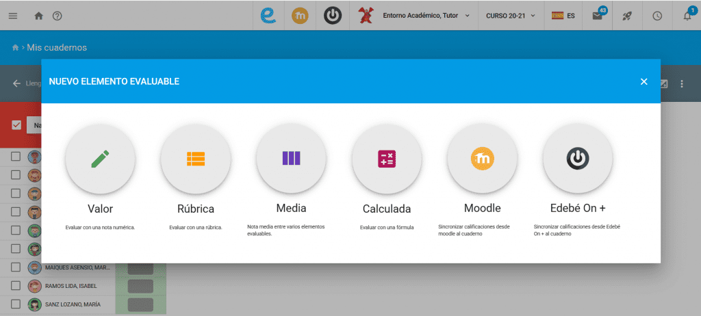 Evaluación personalizada en blended learning con Esemtia